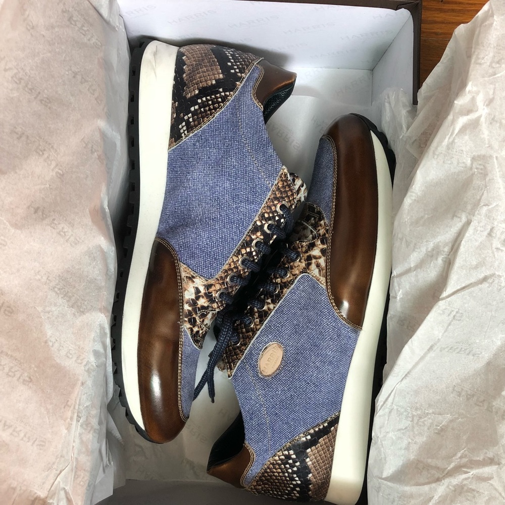 Harris Firenze Snake Skin Sneakers